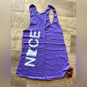 Minnesota Nice Tank Top Purple Small MN Nice